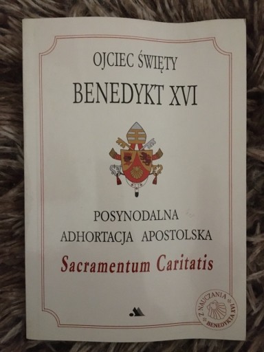 Zdjęcie oferty: Benedykt XVI postsynodalna adhortacja apostolska