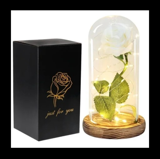 Zdjęcie oferty: Just for you róża za szkłem PREZENT WIECZNA RÓŻA