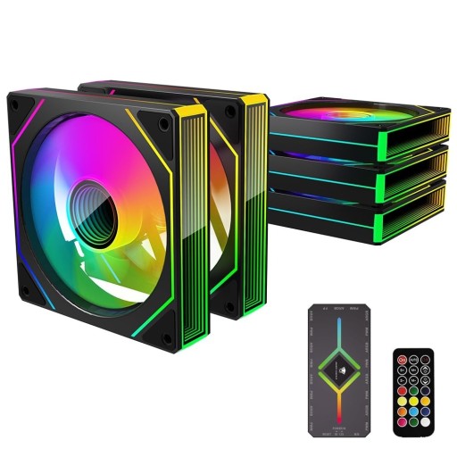 Zdjęcie oferty: Wentylator komputerowy TZMRIT Prism 4MAX 120 mm Infinite Mirror 