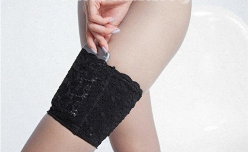 Zdjęcie oferty: Opaska na nogę lace leg bag biała