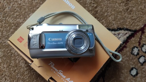 Zdjęcie oferty: Aparat cyfrowy Canon PowerShot A470+ dwie karty SD