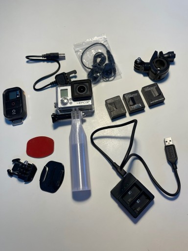 Zdjęcie oferty: GoPro Hero 3+ Black 4K zestaw kamera GRATISY