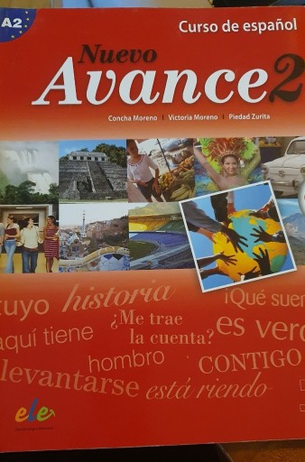 Zdjęcie oferty: Książka do nauki hiszpańskiego A2 Nuevo Avance2