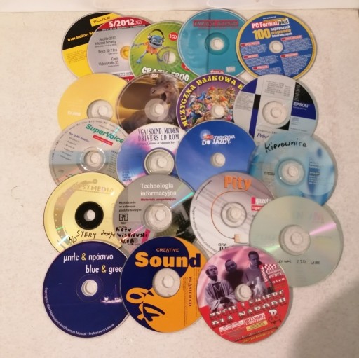 Zdjęcie oferty: Płyty CD-ROM  DVD różne   - 50 sztuk 