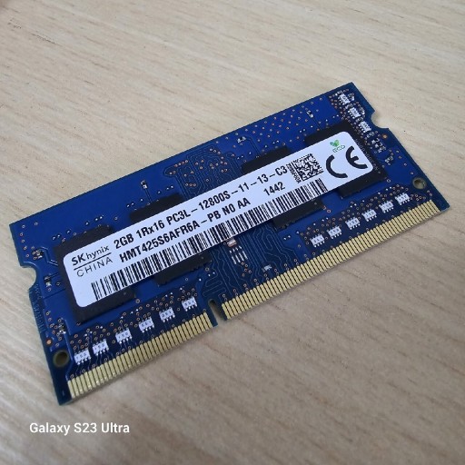 Zdjęcie oferty: Pamięć RAM SK hynix DDR3L 2GB 1600MHz 1Rx16 PC3L-12800S HMT425S6AFR6A-PB 
