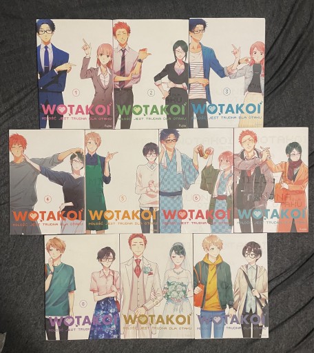 Zdjęcie oferty: wotakoi miłość jest trudna dla otaku 1-10 manga 