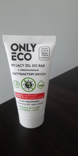 Zdjęcie oferty: Only Eco antybakteryjny żel do rąk 50ml
