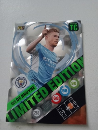 Zdjęcie oferty: Karta Panini top class de bruyne limited edition