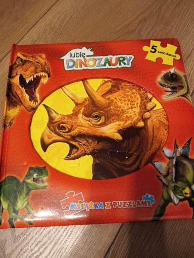 Zdjęcie oferty: Książka puzzle dinozaury 