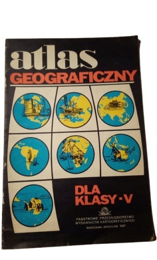 Zdjęcie oferty: ATLAS geograficzny dla klasy V