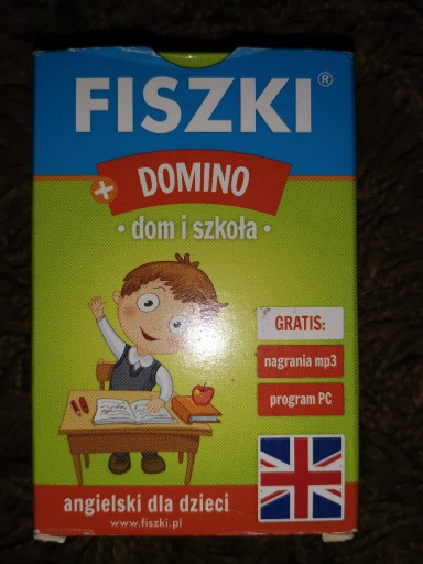 Zdjęcie oferty: Fiszki angielski dla dzieci Dom i szkoła