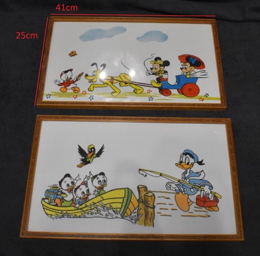 Zdjęcie oferty: Stare obrazy ścienne Donald,Mickey mouse