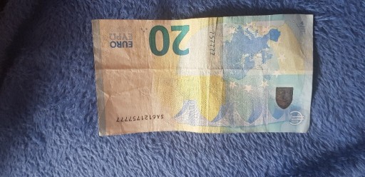 Zdjęcie oferty: 20 euro ciekawy numer seryjny 757777