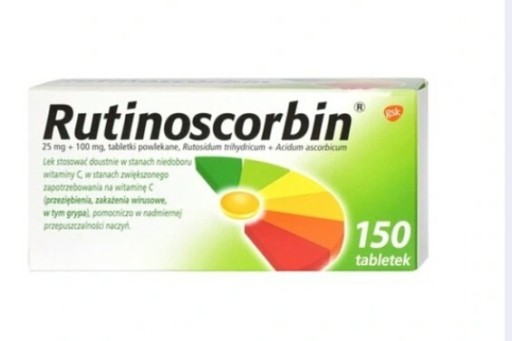 Zdjęcie oferty: Rutinoscorbin 150 tabletek