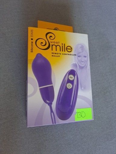 Zdjęcie oferty: Wibrator dildo smile na pilot dyskretny 