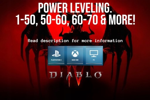 Zdjęcie oferty: Diablo 4 (IV) Boost (Taxi) LVL 1-60 + t4 Sezon 4