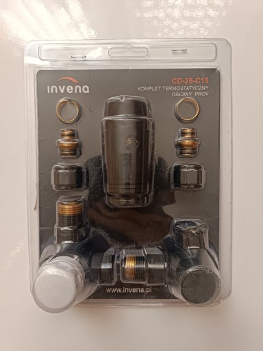 Zdjęcie oferty: Zestaw zawór termostatyczny osiowy Invena