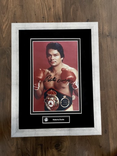 Zdjęcie oferty: Roberto Duran oryginalny autograf + certyfikat