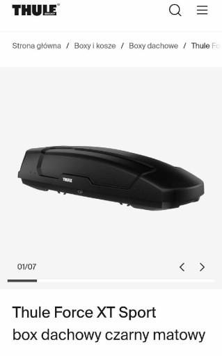 Zdjęcie oferty: Box dachowy Thule 300 l.