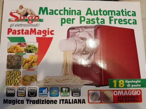 Zdjęcie oferty: Maszyna do makaronu Nowa Włoska PastaMagic Sirge