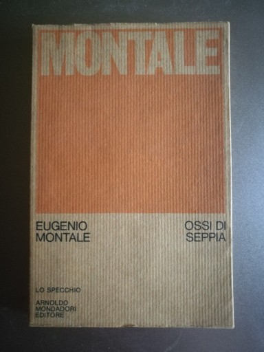 Zdjęcie oferty: Eugenio Montale - Ossi di seppia