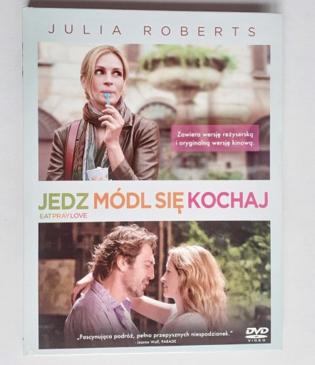 Zdjęcie oferty: FILM DVD  JEDZ MÓDL SIĘ KOCHAJ