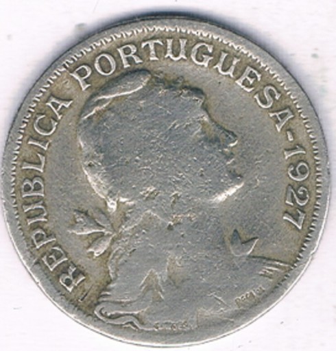 Zdjęcie oferty: PORTUGALIA 50 centów 1927