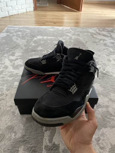 Zdjęcie oferty: Buty Air Jordan 4 black canvas