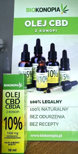 Zdjęcie oferty: Olej CBD 10% Biokonopia, 10ml