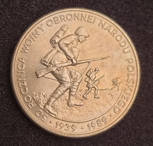 Zdjęcie oferty: 500 zł 1989 r , 50 Rocznica Wojny Obronnej