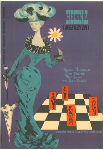 Zdjęcie oferty: HELENA I MĘŻCZYŹNI Oryginalny Plakat Baczewska '58