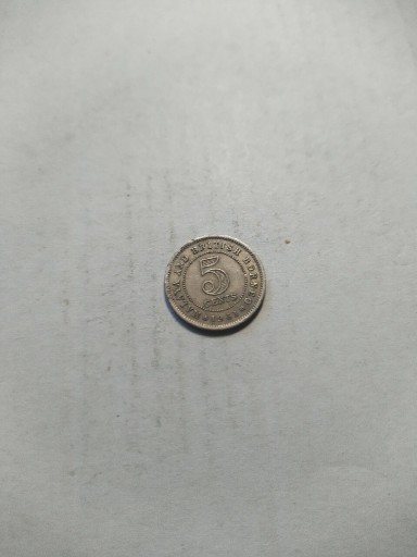 Zdjęcie oferty: Brytyjska Malezja i Borneo 5 cents 1961 