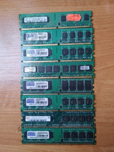 Zdjęcie oferty: Ram DDR2 2x2gb 4x1gb 2x512mb