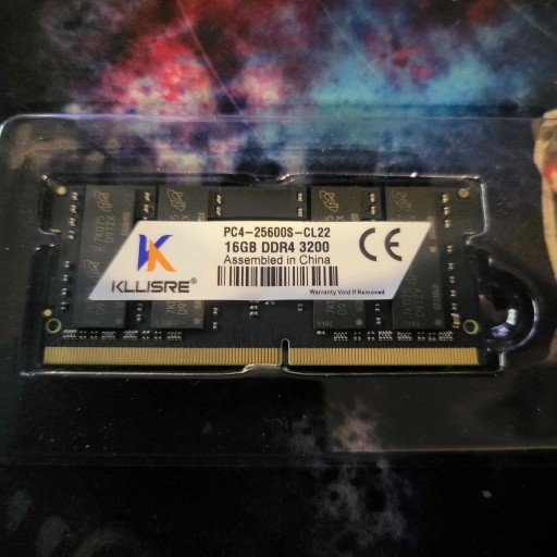 Zdjęcie oferty: KLLISRE DDR4 16GB 3200 RAM SODIMM LAPTOPOWY