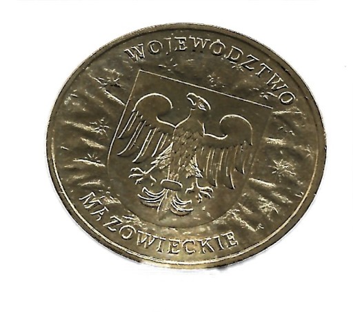 Zdjęcie oferty: 2 zł. Woj. MAZOWIECKIE - MENNICZA  2004 r.NG.219.