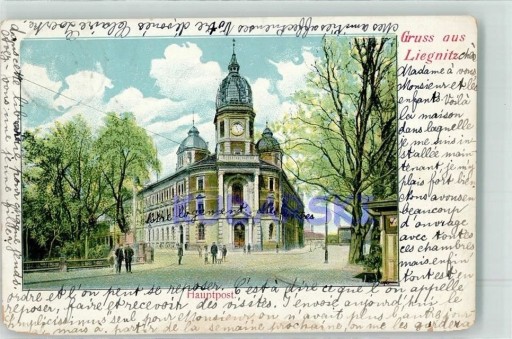 Zdjęcie oferty: LEGNICA Gruss aus Liegnitz Hauptpost 1903