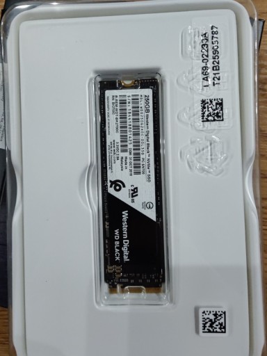 Zdjęcie oferty: WD 250GB M.2 2280 PCI-E SSD Black