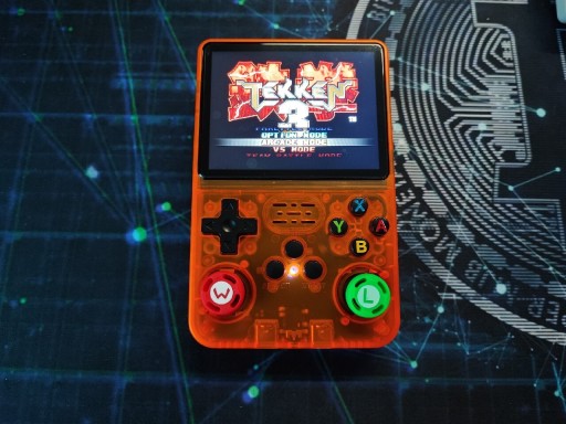 Zdjęcie oferty: Retro Konsola Data Frog R36S Orange PSP GAMEBOY
