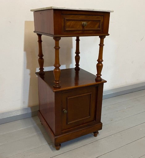 Zdjęcie oferty: ORZECHOWA KOMODA Z MARMUREM KLASYCYZM   STAN BDB TRANSPORT CAŁA POLSKA 