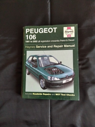 Zdjęcie oferty: Peugeot 106_ książka serwisowa w języku angielskim