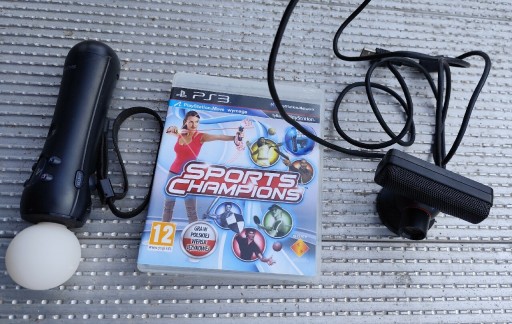 Zdjęcie oferty: PS3 Kontroler ruchu Move z kamerką Ps Eye i grą na konsole Sony PlayStation