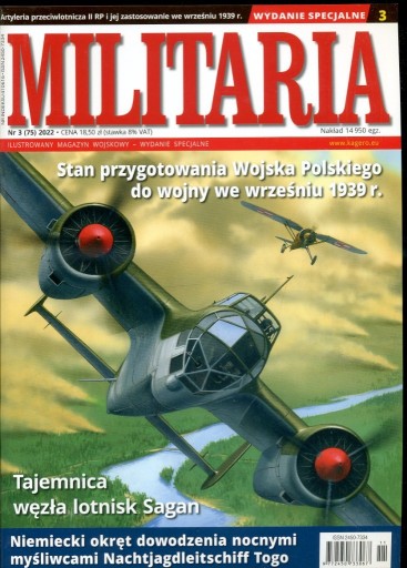 Zdjęcie oferty: "Militaria" Ilustr. mag. historyczny 2022 nr 3(75)