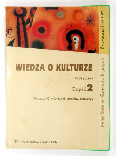 Zdjęcie oferty: Wiedza o Kulturze cz. 2 K. Chmielewski J. Krawczyk