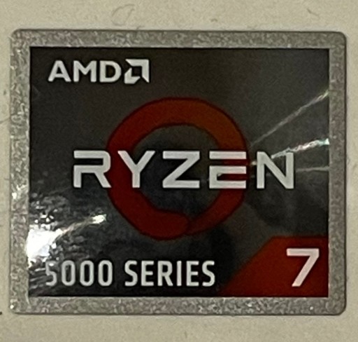 Zdjęcie oferty: Naklejka AMD Ryzen 7 generacja 5
