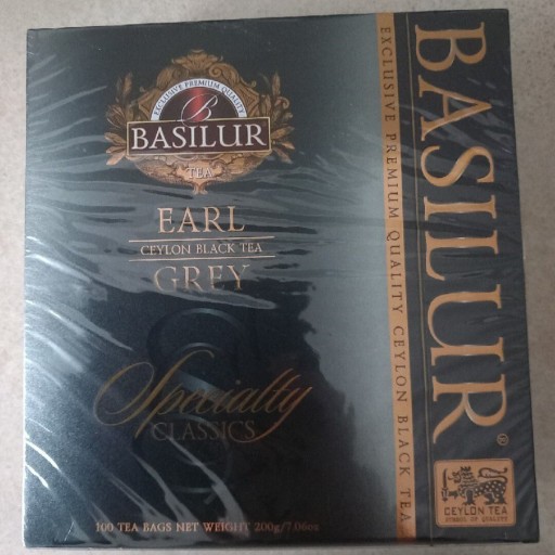 Zdjęcie oferty: Basilur Earl Grey herbata czarna 100 torebek