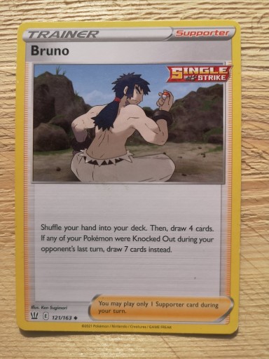 Zdjęcie oferty: Karty pokemon Trener Bruno 121/163