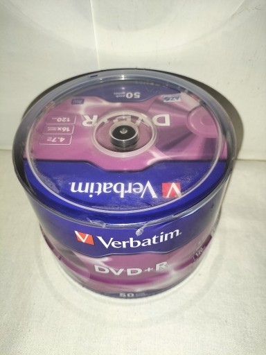Zdjęcie oferty: Płyta DVD Verbatim DVD-R 4,7 GB 50 szt.