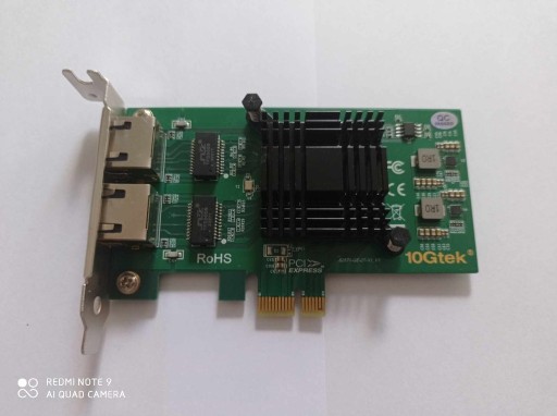 Zdjęcie oferty: Dwuportowa karta sieciowa Gigabit Ethernet 