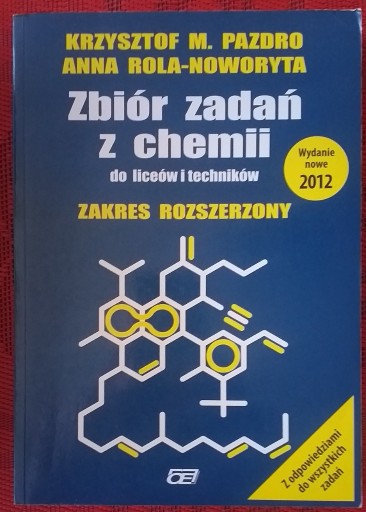 Zdjęcie oferty: Zbiór zadań z chemii do liceów i techników