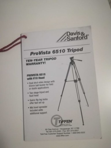 Zdjęcie oferty: ProVista 6510 Tripod and reflector